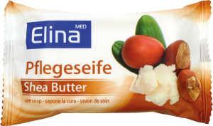 ELINA Seife Shea Butter 80g Stück in Folie