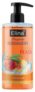 ELINA Seife flüssig 300ml Pfirsich mit Spender