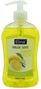 ELINA Seife flüssig 500ml Lemon Fresh mit Spender
