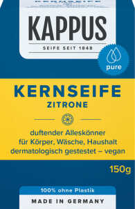 KAPPUS Seife Kernseife Zitrone 150g