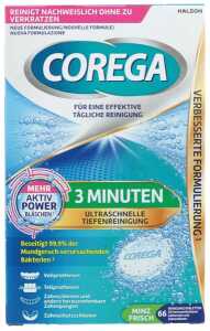 COREGA Tabs 3 Minuten 66er Gebissreinigungstabl.