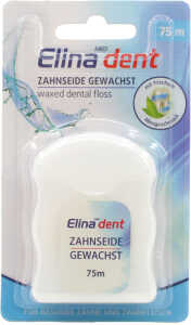 ELINA Zahnseide Dent 75m gewachst Minzgeschmack