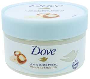 DOVE Dusch Peeling 225ml Macadamia & Reismilch