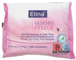 ELINA Feuchttücher 20er Abschminktücher 20x21cm
