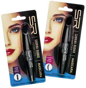 SABRINA Kosmetischer Mascara 9ml auf Karteikonbürste