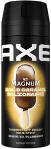AXE Deospray 150ml Billionaire + Sticker