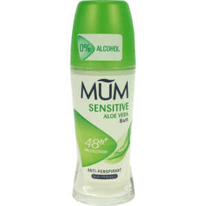 MUM Deo Roll on 50ml Sensitive Aloe Vera
