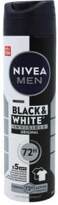 NIVEA Deospray Men 150ml Invisible Black & White