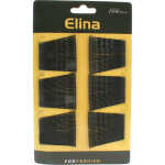 ELINA Haarklemmen Metall schwarz 4,8cm 144er Karte