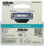 GILLETTE Mach3 4er Klingen