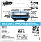 GILLETTE ProShield Chill 4er Klingen