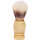 ELINA Rasierpinsel Holzgriff mit goldenem Ring 9 cm