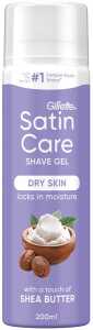 GILLETTE Women Satin Care Rasiergel 200ml Shea