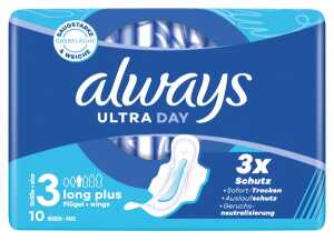 ALWAYS Ultra Dünne Binde Long Plus 10er