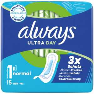 ALWAYS Ultra Dünne Binde Normal 15er