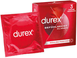 DUREX Kondome Classic 3er Gefühlsecht