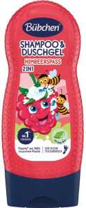 BÜBCHEN Shampoo / Dusch-Gel 230ml Himbeerspaß