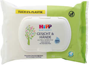 HIPP Babysanft Feuchttücher 20er Gesicht & Hände