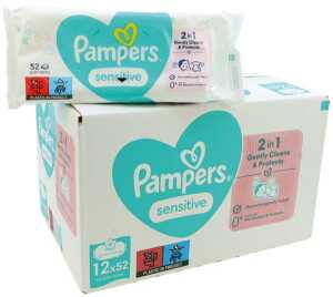 PAMPERS Feuchttücher Sensitive 12x52 Giga Pack
