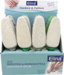 ELINA Bimsstein u. Feile XL 26x6x1,5cm m. Griff sort.