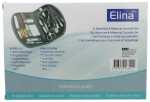 ELINA Nagel Manikürset 18tlg.Etui schwarz 26cm