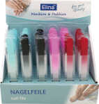 ELINA Nagelfeile Glas 14x1cm 4 Farben im Display