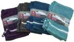 Waschhandschuh 5er Pack 17x25cm Farben Lieferumfang 4 Stück sortiert