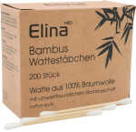ELINA Wattestäbchen 200er Bambus Elina