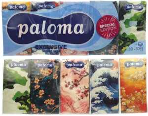 PALOMA Taschentücher 10x10 Stück 4lagig softweich