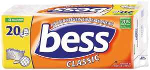 BESS Bess Toilettenpapier Classic 20x180 Blatt 3lagig