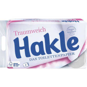HAKLE Toilettenpapier 4-lagig 8x130 Blatt