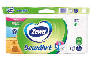 ZEWA Toilettenpapier 3-lagig 8X150 Blatt