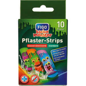 FIGO Wundverband Kinder Pflaster 10er Kleine Monster