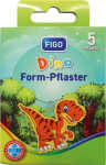 FIGO Wundverband Kinder Pflaster 5er Dinoform
