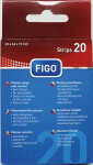 FIGO Wundverband Strips 20er sensitiv latexfrei