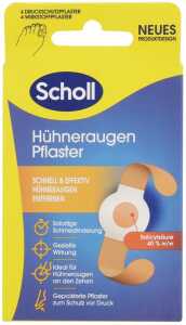 SCHOLL Hühneraugenpflaster 4 St