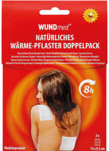 WUNDMED Wundverband Wärme Pflaster 2er 13x9,5cm