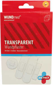 WUNDMED Wundverband Pflaster Transparent wasserfest 50er