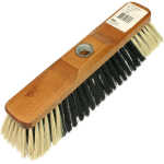 Besen Innen 27x5cm braun mit Metallgewinde