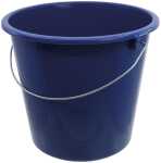 Eimer 5 Liter mit Metallbügel blau Lieferumfang 5...
