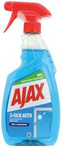 AJAX Glasreiniger 500ml 3fach Aktiv mit Sprühp.