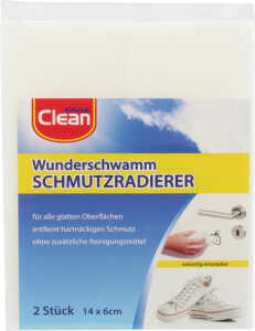 CLEAN Wunderschwamm 2er ca.14x6x3cm
