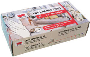 QUICKPACK Einweghandschuhe Vinyl 100er Größe M extra dünn