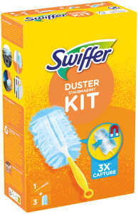 SWIFFER Staubmagnet Starterset (Griff + 3 Tücher)