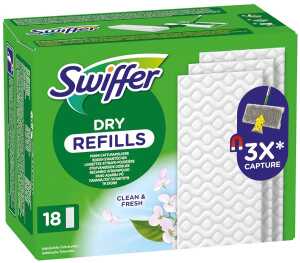 SWIFFER Trocken Wischtücher Nachfüllpackung 18er
