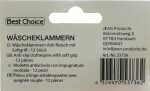 Wäscheklammern 12er Softgrip Anti-Rutsch 8,5cm