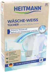 HEITMANN Wäsche-Weiss Tücher 20 Stück