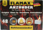 FLAMAX Grill-/Kohleanzünder 48er Würfel im Farbkarton