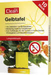 CLEAN Fliegenfänger 10er Gelbtafeln 9x13cm mit Aufhäng.