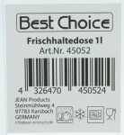 Frischhaltedose Color Line 1l 20x12x6cm